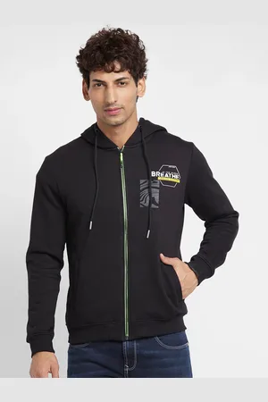 Being Human Hooded Front Open Sweater