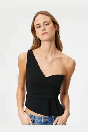 Koton One Shoulder Crop Top