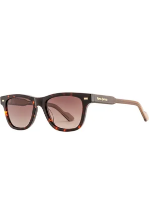Royal Enfield Men Wayfarer Sunglasses with Polarised and UV Protected Lens RE-20012-C02