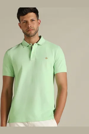 Dockers Men Solid Polo Collar Classic Fit T-Shirt