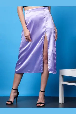 Cation High-Rise Midi Straight Skirt