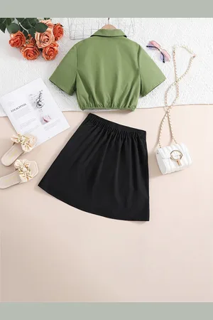 Stylecast Girls Top with Skirt