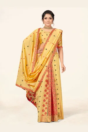 Kalini Ethnic Motifs Woven Design Banarasi Saree
