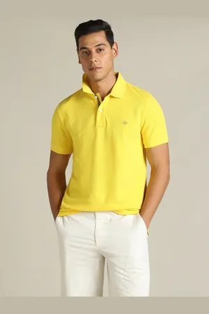 Dockers Men Solid Polo Collar Classic Fit T-Shirt