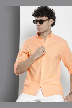 Tommy Hilfiger Solid Long Sleeves Opaque Casual Shirt