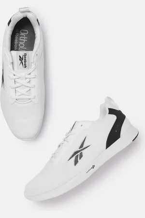 Reebok Men Woven Design Orbit Move Walking Shoes with Brand Logo Detail