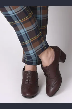 SHUZ TOUCH Women Block Heeled Brogues