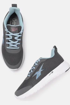 Reebok Women Woven Design Lunar Walking Shoes with Brand Logo Detail