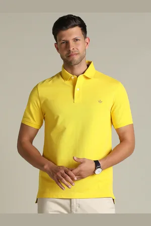Dockers Men Solid Polo Collar Classic Fit T-Shirt
