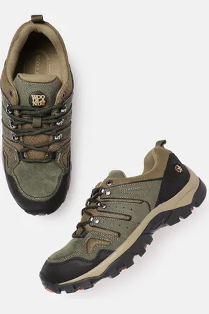 Woodland Men Leather Sneakers