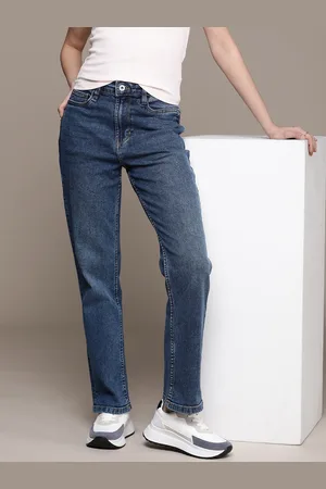 Roadster The Life Co. Women Straight Fit Stretchable Jeans
