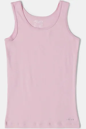 Jockey Girls Super Combed Cotton Rib Solid Inner Tank Top-SG01