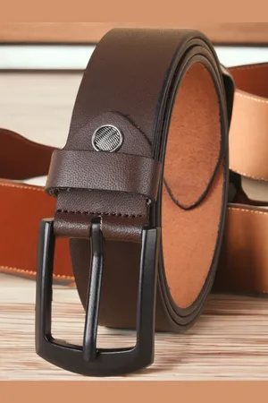 Invictus Men Textured Leather Formal Belt
