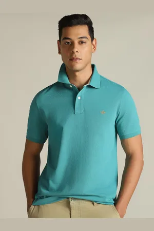 Dockers Men Solid Polo Collar Classic Fit T-Shirt