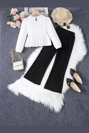 Stylecast Black Girls Top with Trousers