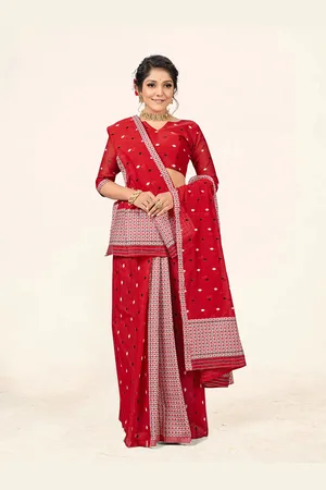 Kalini Ethnic Motifs Woven Design Banarasi Saree