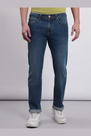 Lee Men Slim Fit Mid Rise Light Fade Stretchable Jeans