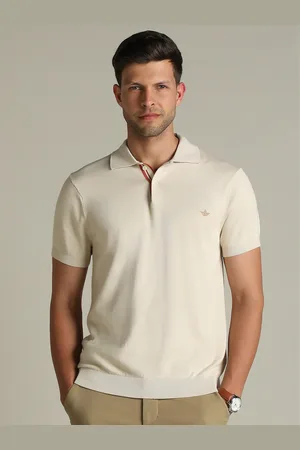 Dockers Men Solid Polo Collar Classic Fit T-Shirt