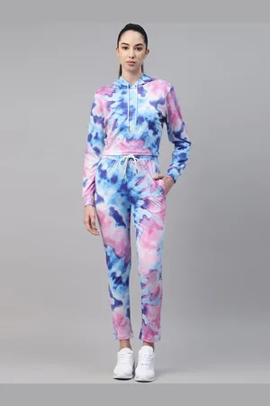 HRX Tie & Dye Hooded Tracksuit