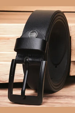 Invictus Men Textured Leather Formal Belt
