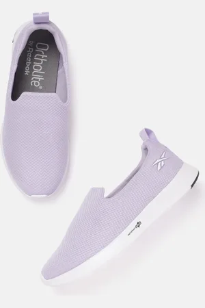 Reebok Women Woven Design Out Bond Slip On Walking Shoes