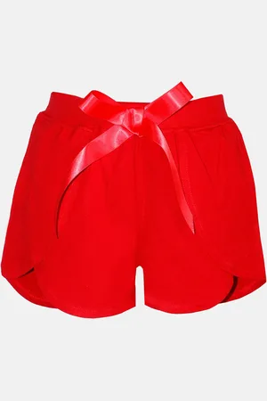 KiddoPanti Girls Pure Cotton Shorts