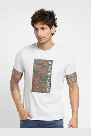 Being Human Graphic Printed Cotton T-shirt