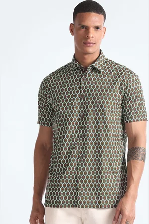 Flying Machine Ethnic Motifs Printed Slim Fit Opaque Printed Casual Shirt