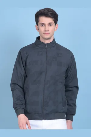 Crimsoune Club Geometric Printed Lightweight Long Sleeves Bomber Jacket