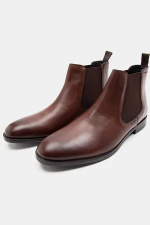 Thomas Crick Men Leather Chelsea Boots