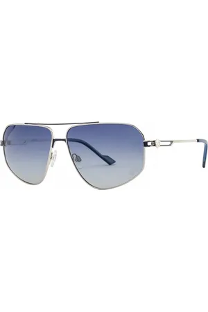 Royal Enfield Men Aviator Sunglasses with Polarised and UV Protected Lens RE-20015-C05