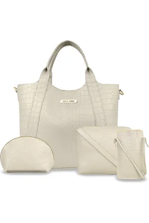 Legal Bribe Set of 4 Textured Structured Handheld Bag