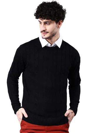 The Indian Garage Co Striped Acrylic Pullover
