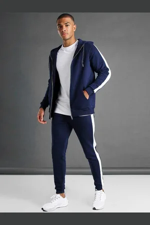 NOBERO Hooded Long Sleeves Pure Cotton Tracksuits