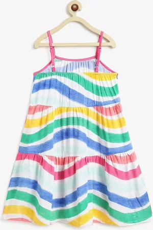 Campana Girls Striped A-Line Dress