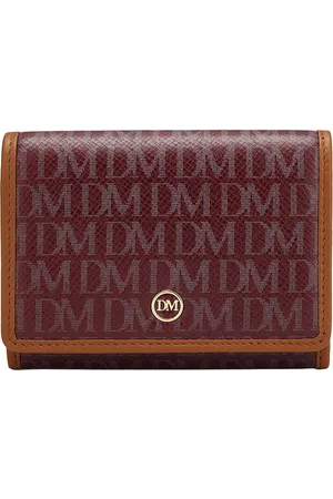Da Milano Unisex Typography Printed Leather Two Fold Wallet