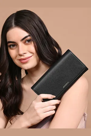Accessorize London Women Multi Compartment Large Wallet