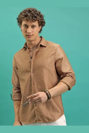 Highlander Mens Crochet Relax Fit Shirt