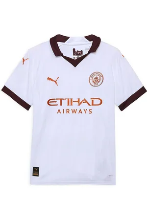 PUMA Kids Manchester City 23/24 Youth Away Jersey Sports T-Shirt