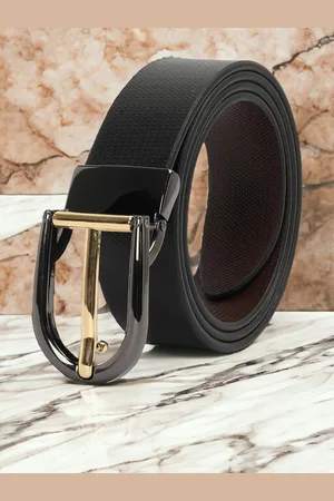 CRUSSET Men Leather Formal Belt