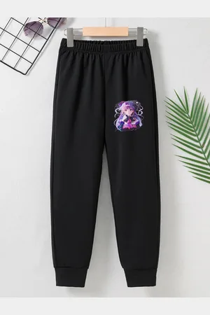 Stylecast Girls Black Original Mid-Rise Joggers