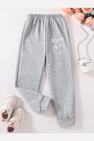Stylecast Girls Grey Original Mid-Rise Joggers