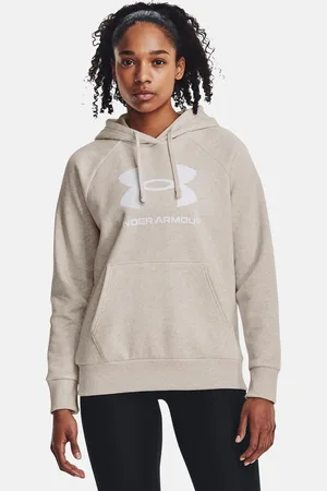Under Armour Women Rival Fleece Big Logo Hooded Sweatshirt
