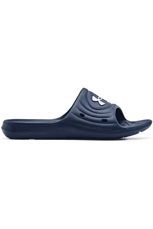 Under Armour Men Locker IV Slides Brand Logo Textured Sliders