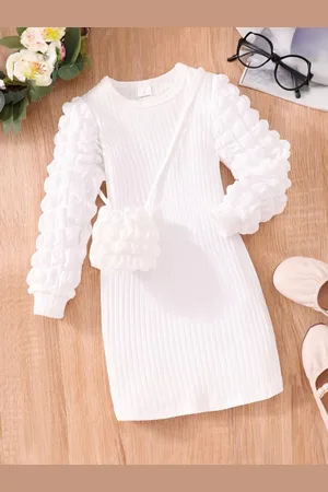 Stylecast Girls White Striped A Line Maxi Dress