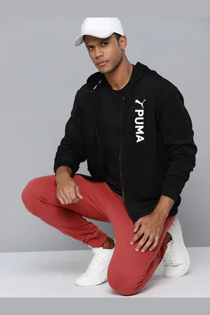 PUMA Men Fit Double Knit Full-Zip Jacket