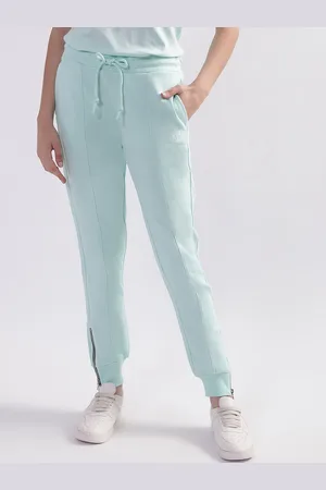 DKNY Women Mid Rise Cotton Track Pants