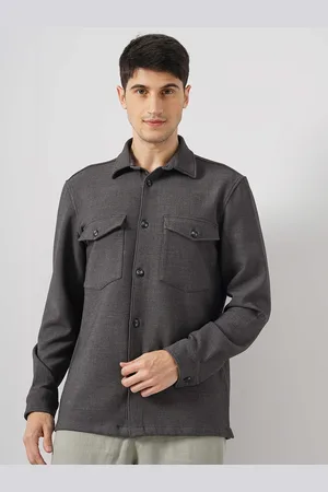 Celio Classic Spread Collar Long Regular Sleeves Casual Shirt