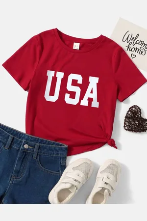Stylecast Girls Typography Printed T-shirt