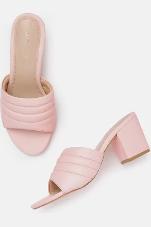 Allen Solly Textured Open Toe Block Heel